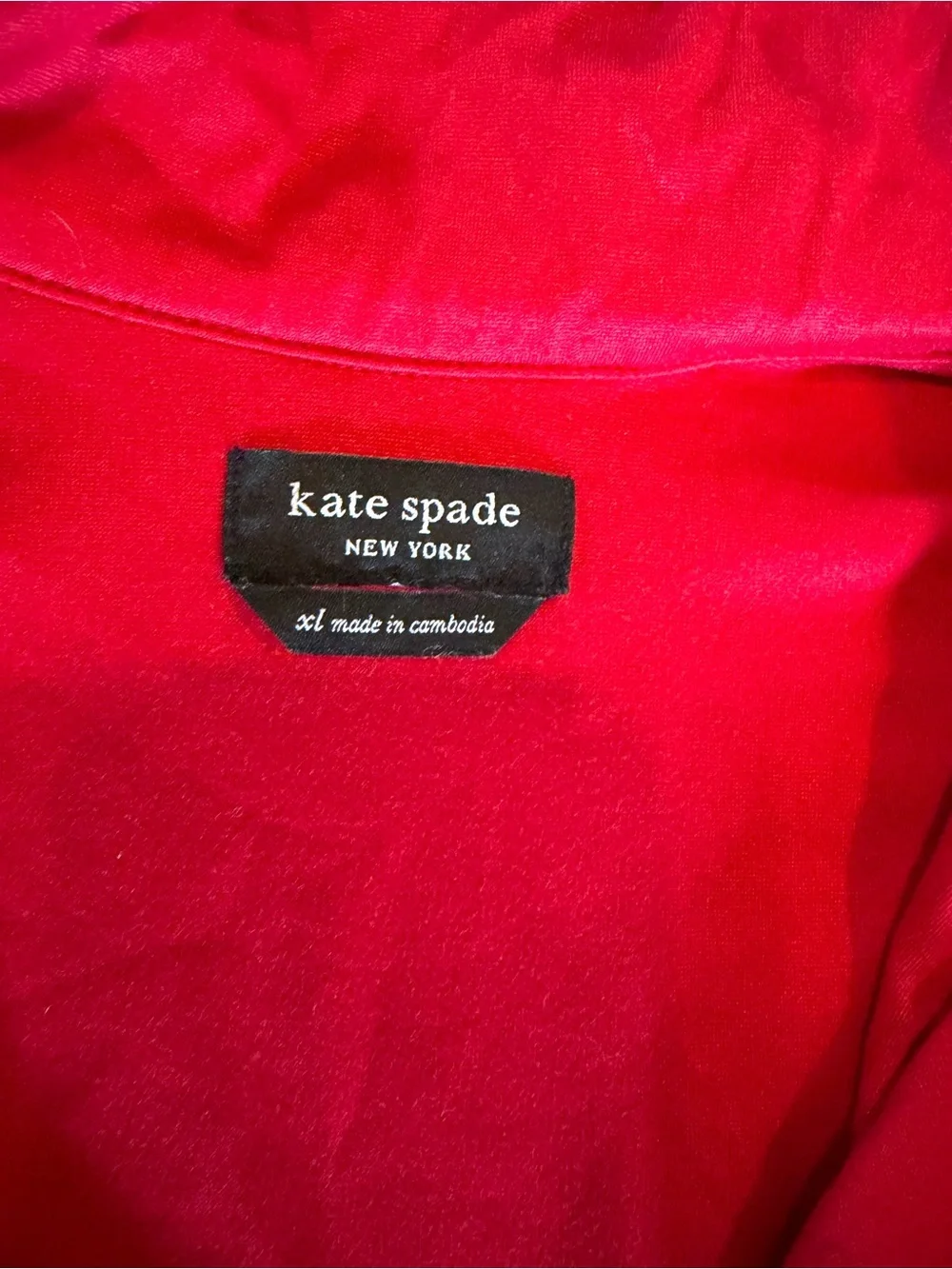 Kate Spade All Dolled Up Red Pajama Set XL Super Soft Lounge PJs